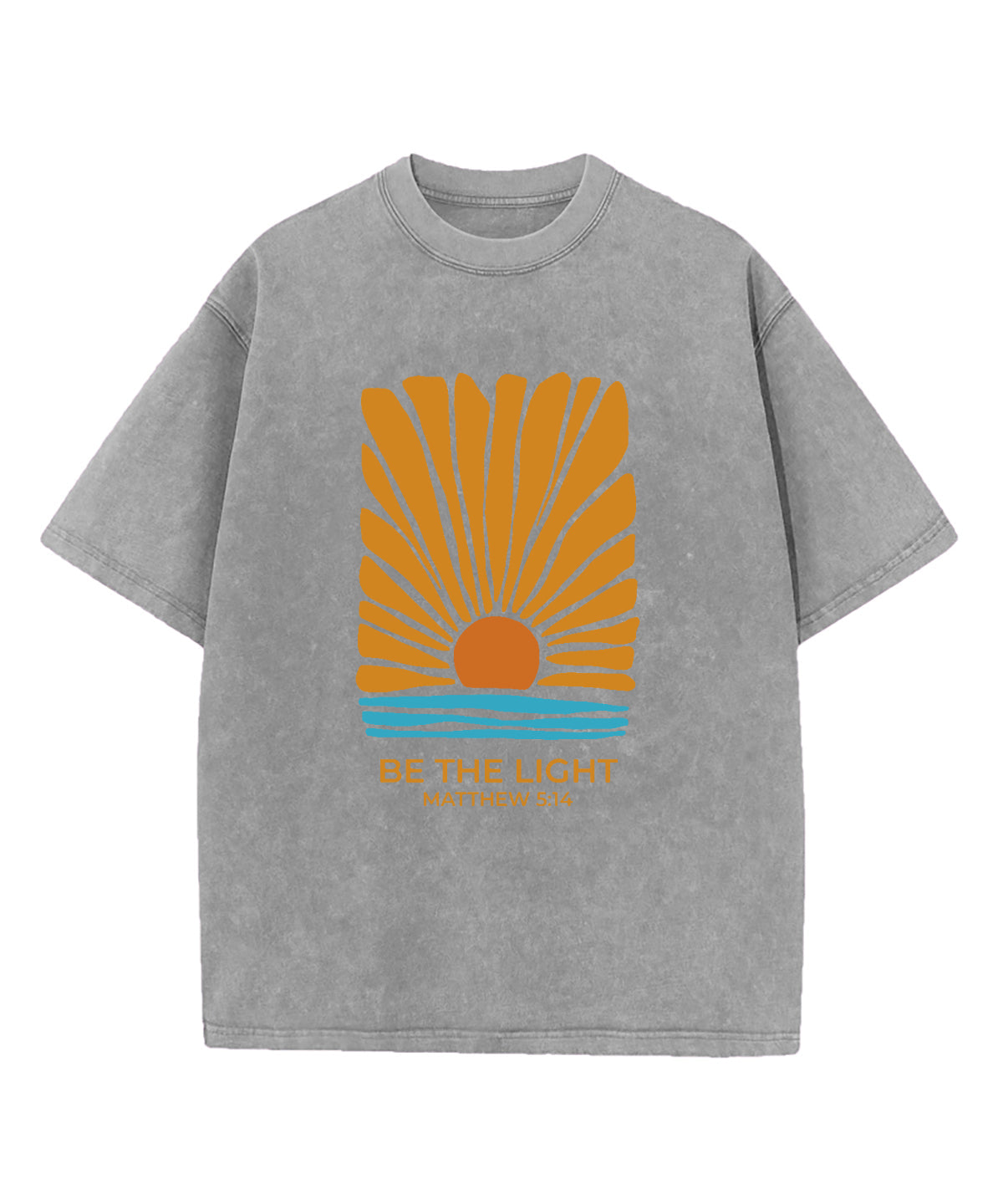 Be The Light Washed Christian T-shirt Style003 Hoodie, Sweatshirt | CiraTrend.com (Image 5)