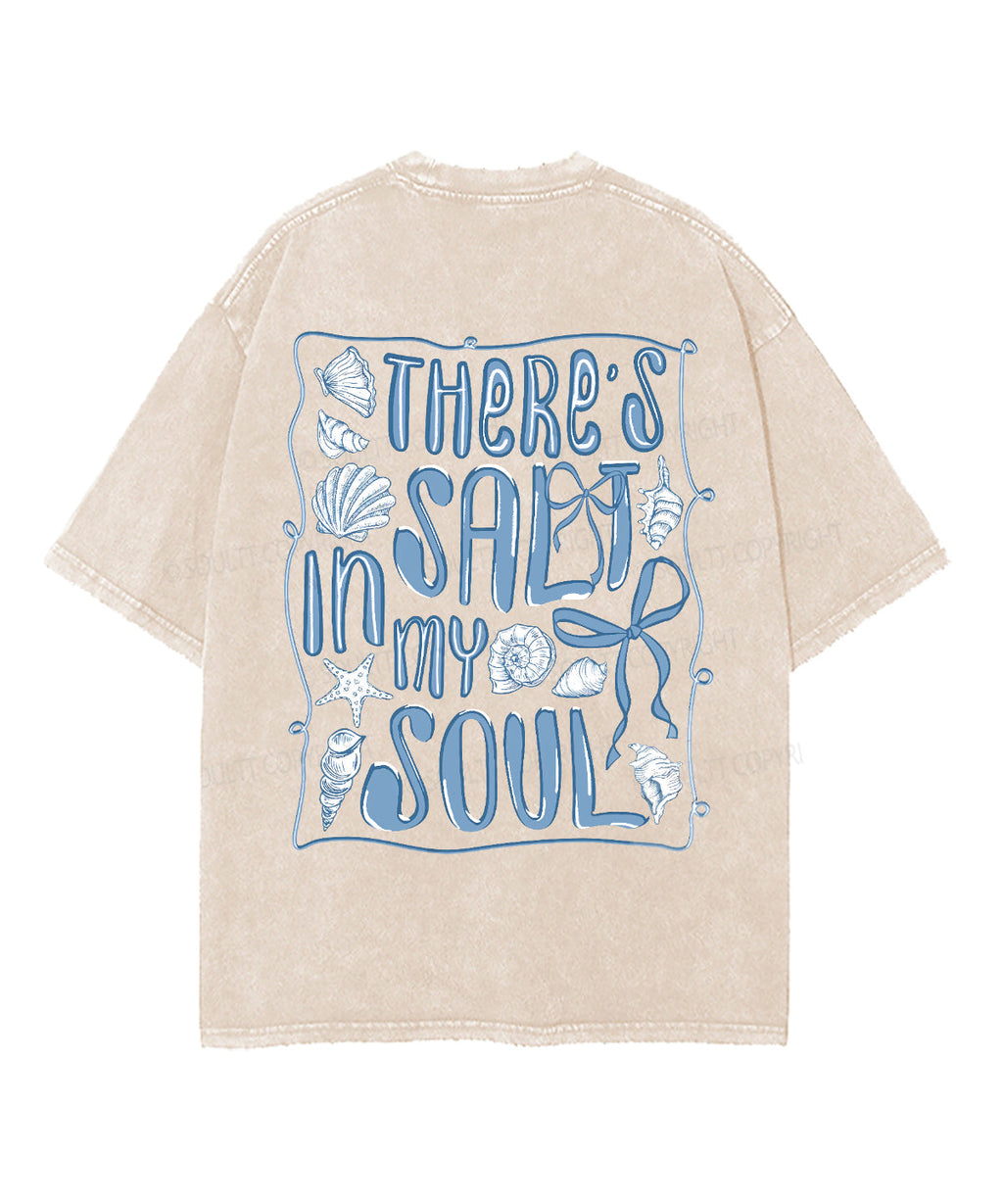 There's Salt In My Soul Double Sided Unisex Washed Christian T-shirt Hoodie, Sweatshirt | CiraTrend.com (Image 3)