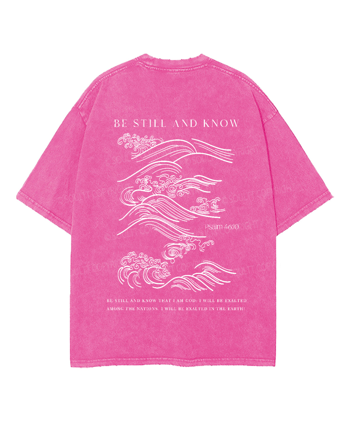 Be Still And Know Double Sided Washed Christian T-shirt Style001 Hoodie, Sweatshirt | CiraTrend.com (Image 4)