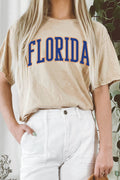 Florida Puff Mineral Graphic Long Crop Top