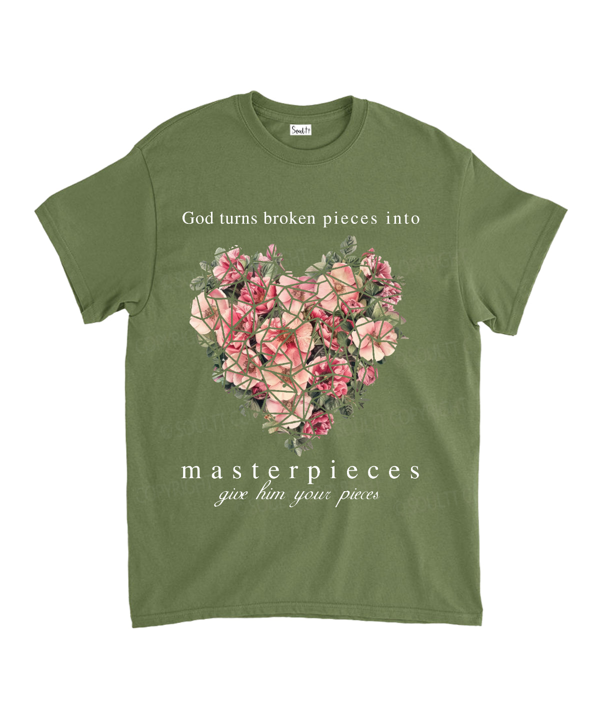 God Turns Broken Into Unisex Cotton Christian T-Shirt Hoodie, Sweatshirt | CiraTrend.com (Image 5)