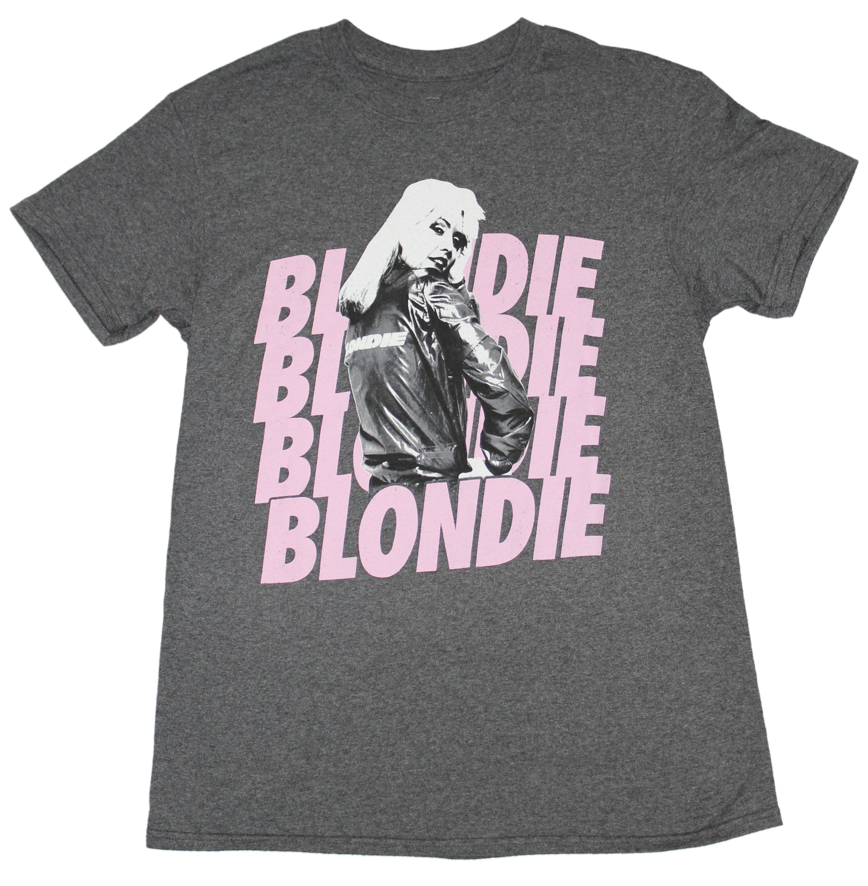 Blondie Mens T-Shirt - Debbie Harry Over Pink Name Drop Hoodie, Sweatshirt | CiraTrend.com