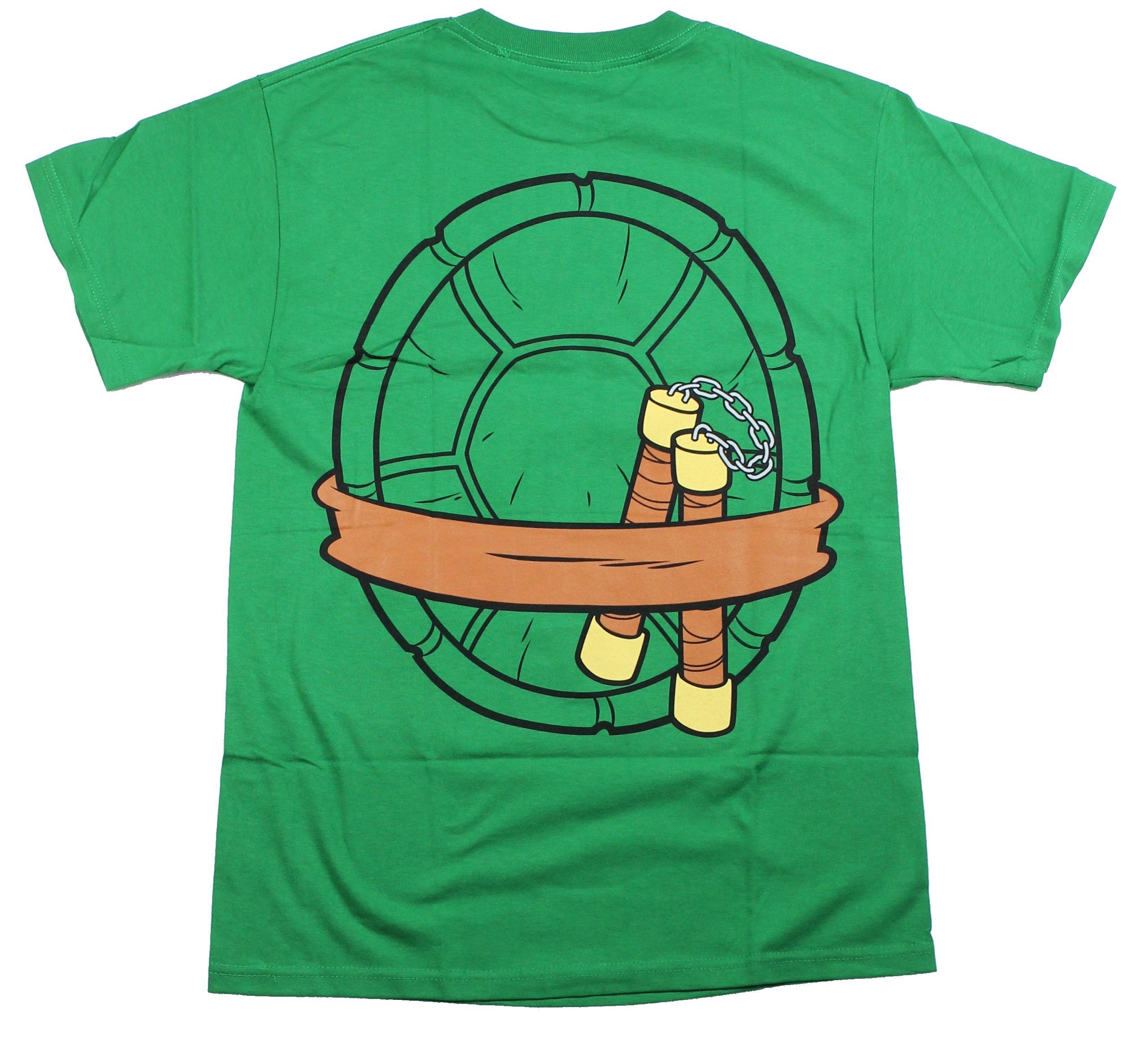 Turtle Costume Brown Belt Michelanglo Costume Front Style002 T-Shirts, Hoodie, Sweatshirt