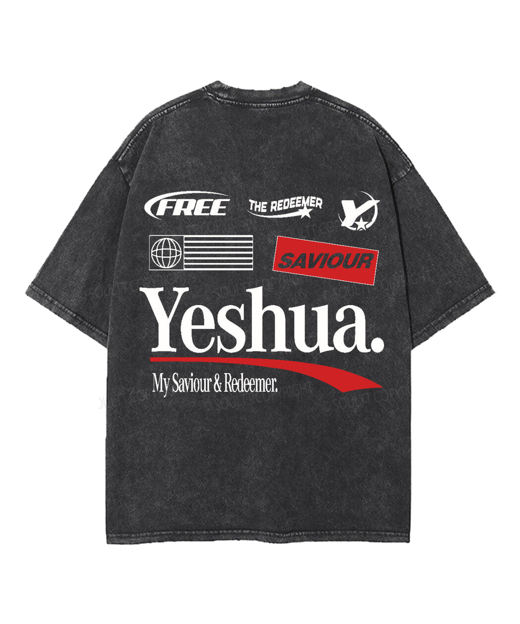 Yeshua Double Sided Washed Christian T-Shirts, Hoodie, Sweatshirt
