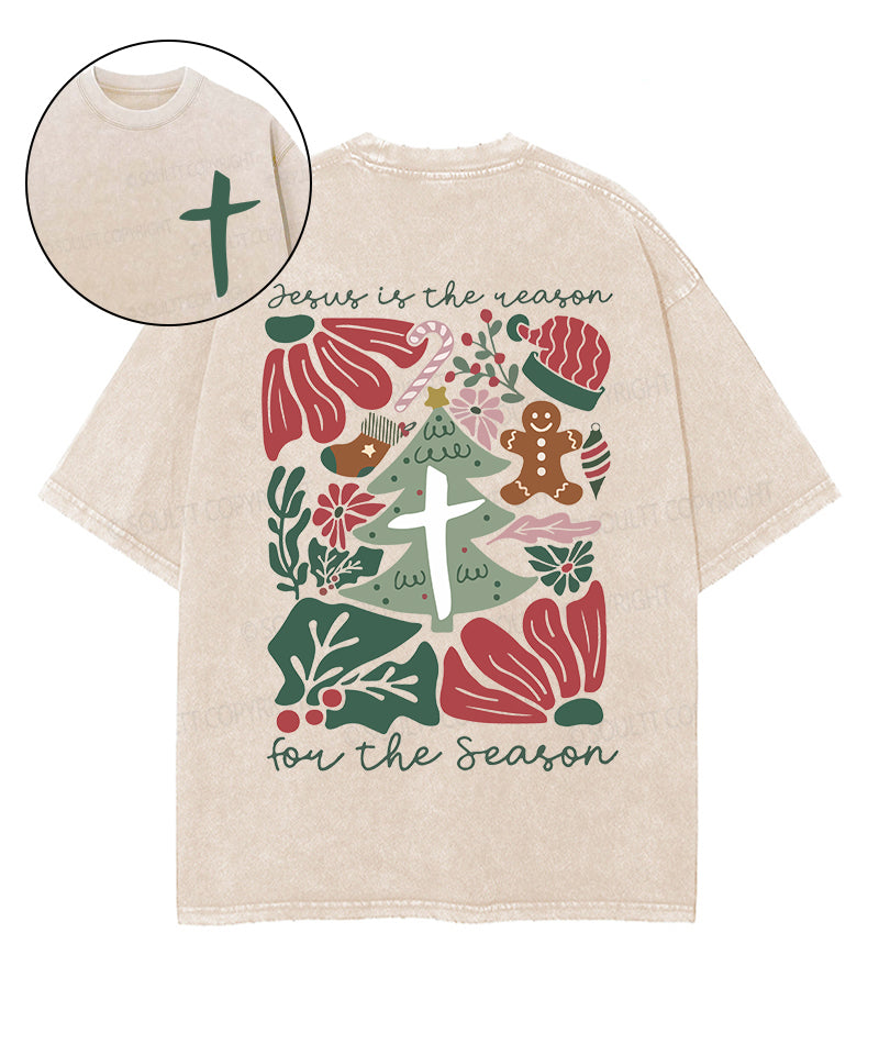 Jesus Is Season Double Sided Washed Christian T-Shirts, Hoodie, Sweatshirt