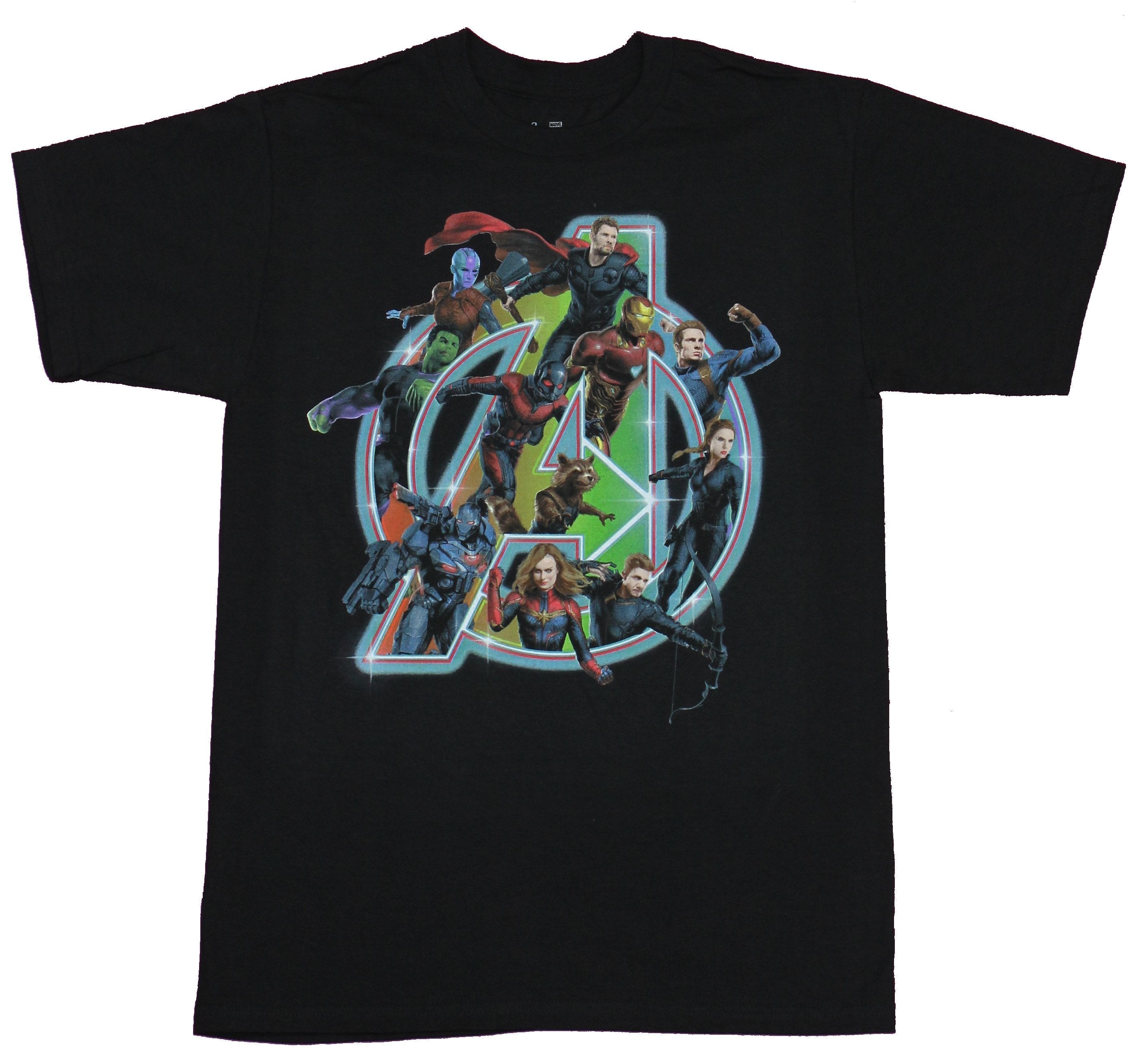 Avengers Endgame Mens T-Shirt- Logo Filled With The Heroes of The MCU Hoodie, Sweatshirt | CiraTrend.com