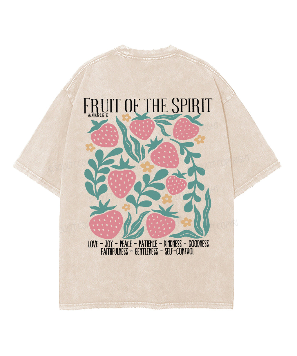 Fruit Spirit Double Sided Washed Christian Style010 T-Shirts, Hoodie, Sweatshirt