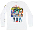 My Hero Academia Mens Long Sleeve T-Shirt - Trio Under Logo Sleeve Design Hoodie, Sweatshirt | CiraTrend.com