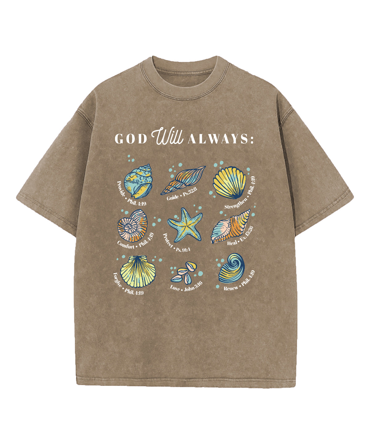 God Will Always Washed Christian T-shirt Hoodie, Sweatshirt | CiraTrend.com (Image 5)