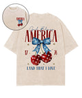 God Bless America Double Sided Washed Christian T-Shirts, Hoodie, Sweatshirt