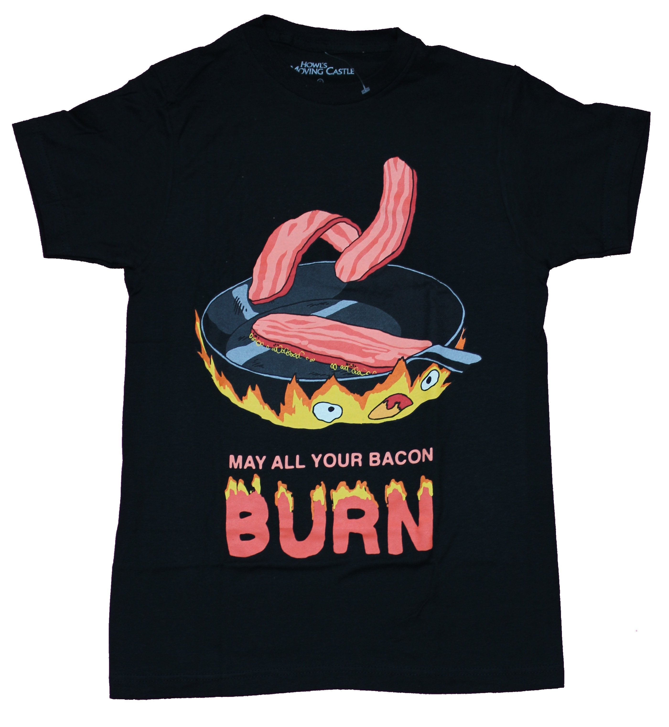 Howl's Moving Castle Mens T-Shirt - May All Your Bacon Burn Hoodie, Sweatshirt | CiraTrend.com
