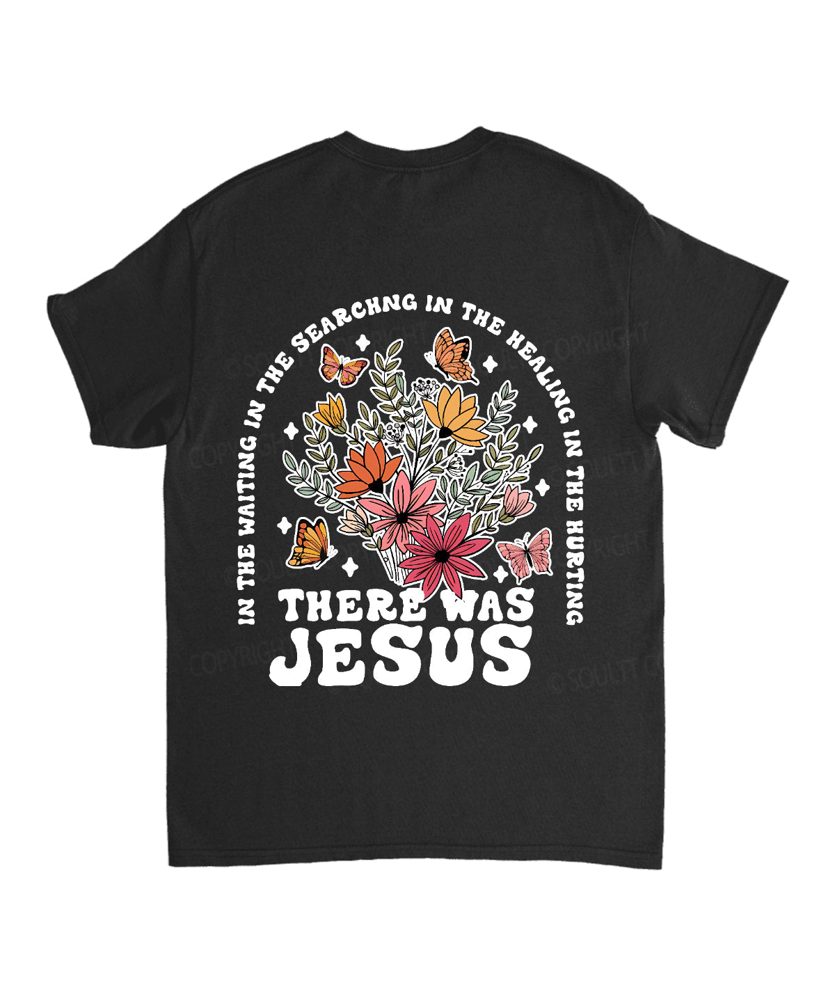 There Was Jesus Double Sided Unisex Cotton Christian T-Shirt Hoodie, Sweatshirt | CiraTrend.com (Image 5)