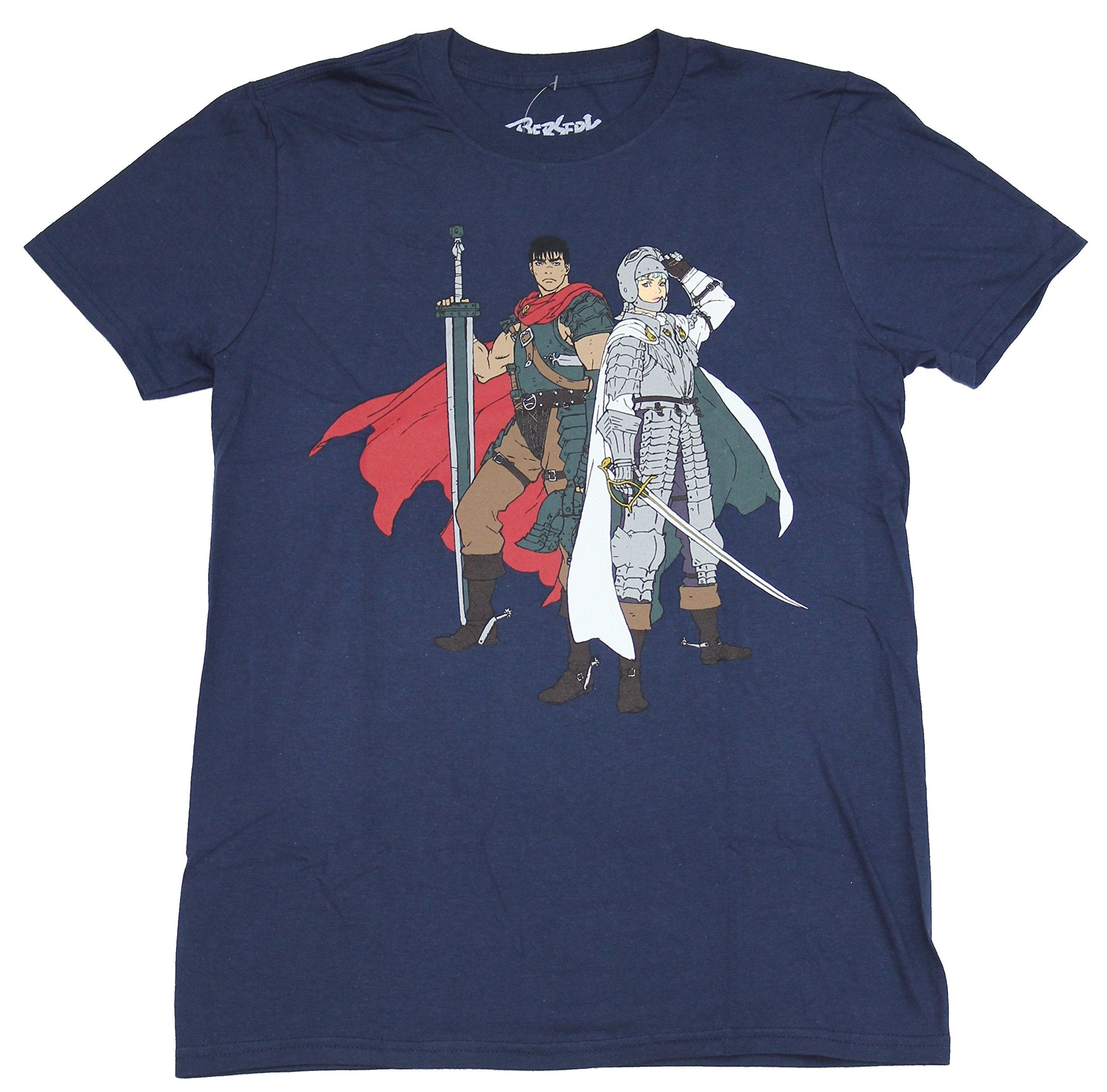 Berserk Movie Mens T-Shirt - Guts & Griffith Standing Battle Ready Hoodie, Sweatshirt | CiraTrend.com