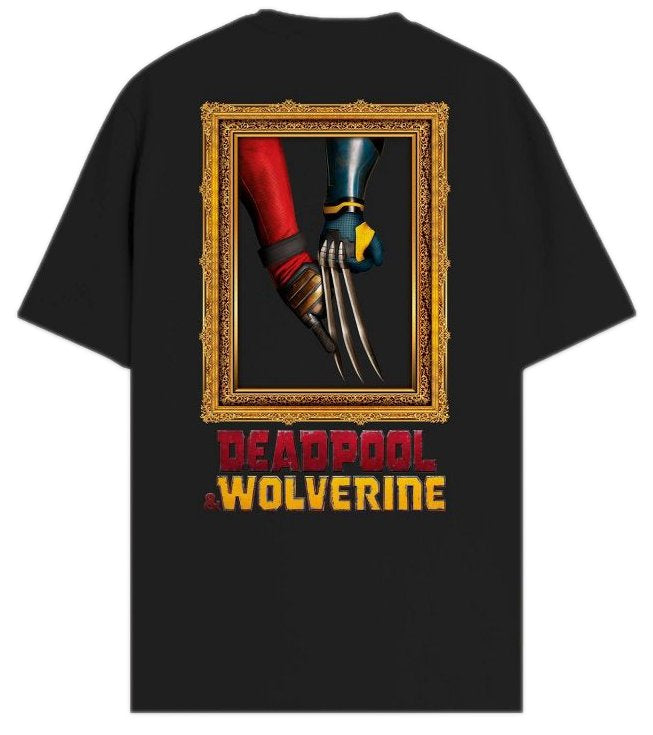 Deadpool & Wolverine Mens T-Shirt - Bubs Locket Lapel Framed Hands Back Image Hoodie, Sweatshirt | CiraTrend.com (Image 2)