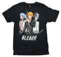 Bleach Mens T-Shirt - Ichigo Grimjaw Ulquiorra Trio over Name Hoodie, Sweatshirt | CiraTrend.com