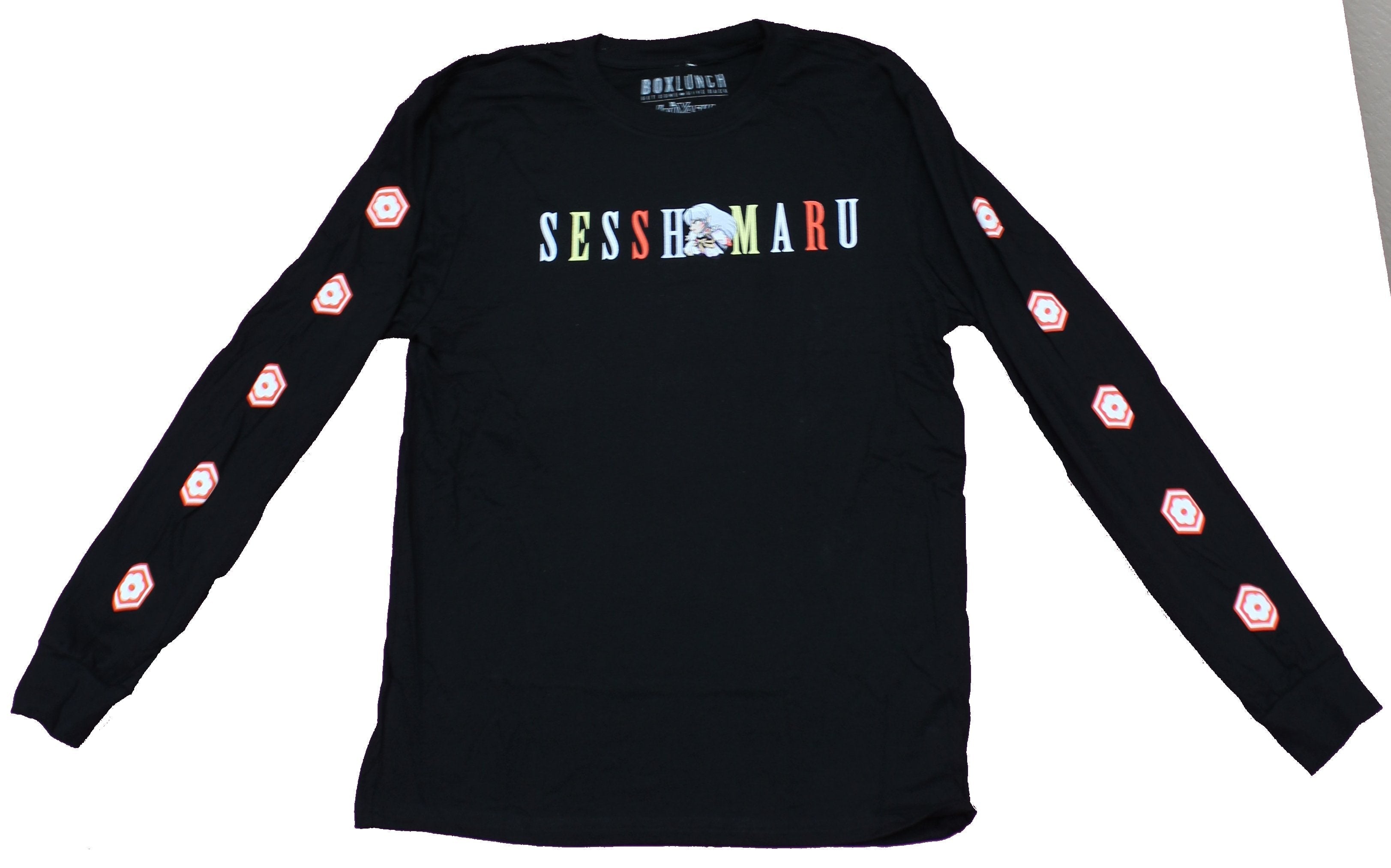 Inuyasha Long Sleeve Mens T-Shirt - Sesshomaru Chibi Style Symbol Sleeves Hoodie, Sweatshirt | CiraTrend.com