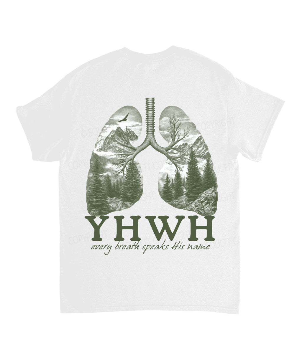 Every Breath Speaks His Name Double Sided Unisex Cotton Christian T-Shirt Hoodie, Sweatshirt | CiraTrend.com (Image 3)