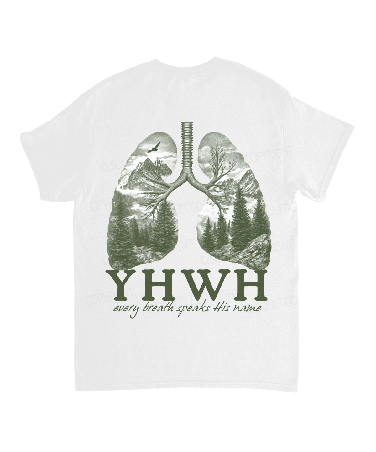 Every Breath Speaks His Name Double Sided Unisex Cotton Christian T-Shirt Hoodie, Sweatshirt | CiraTrend.com (Image 3)