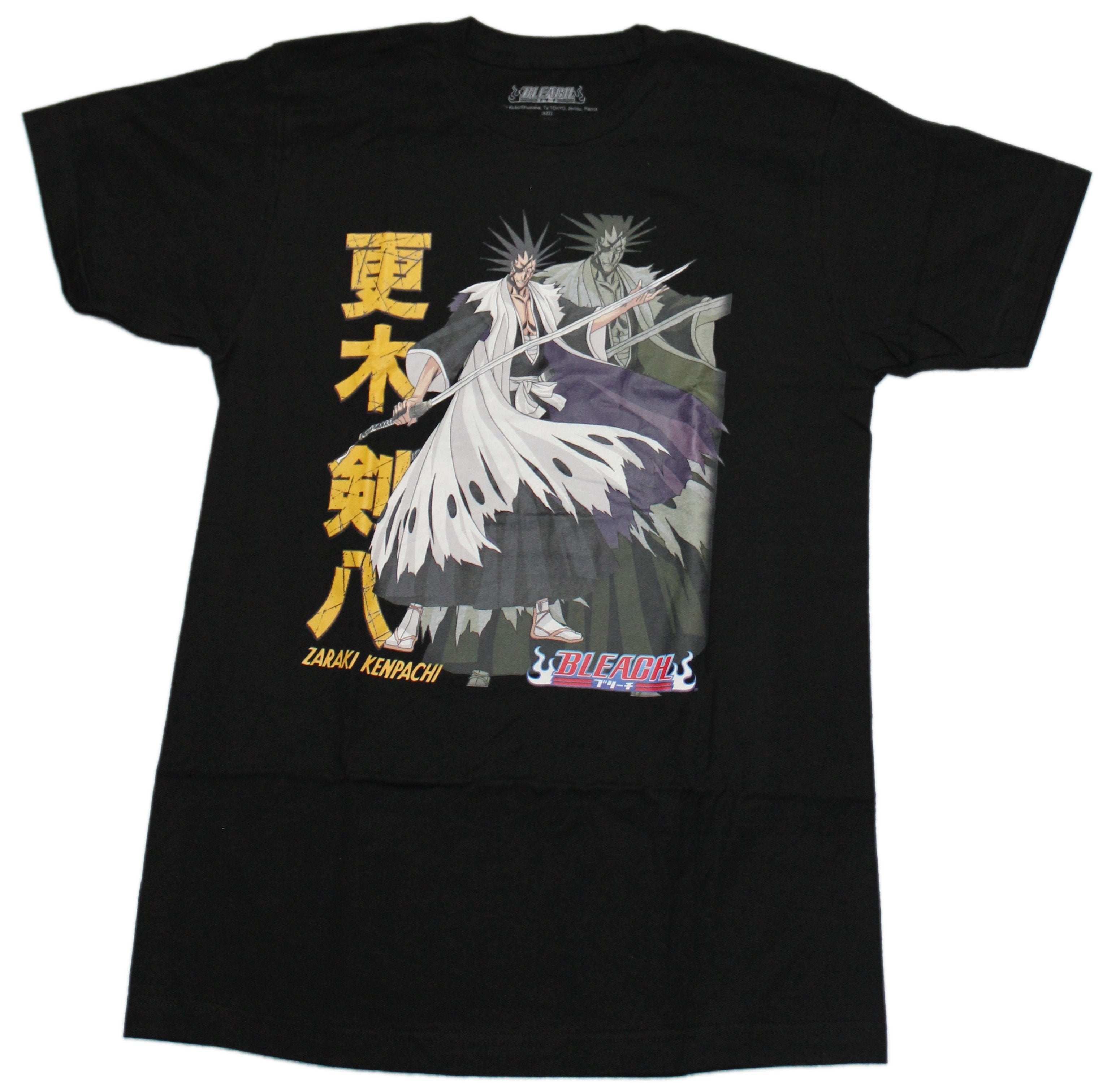 Bleach  Mens T-Shirt - Kenpachi Beside Kanji Image Hoodie, Sweatshirt | CiraTrend.com