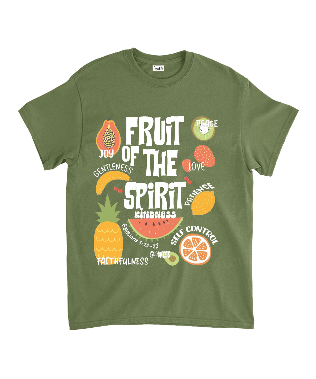 Fruit of the Spirit Unisex Cotton Christian T-Shirt Hoodie, Sweatshirt | CiraTrend.com (Image 5)
