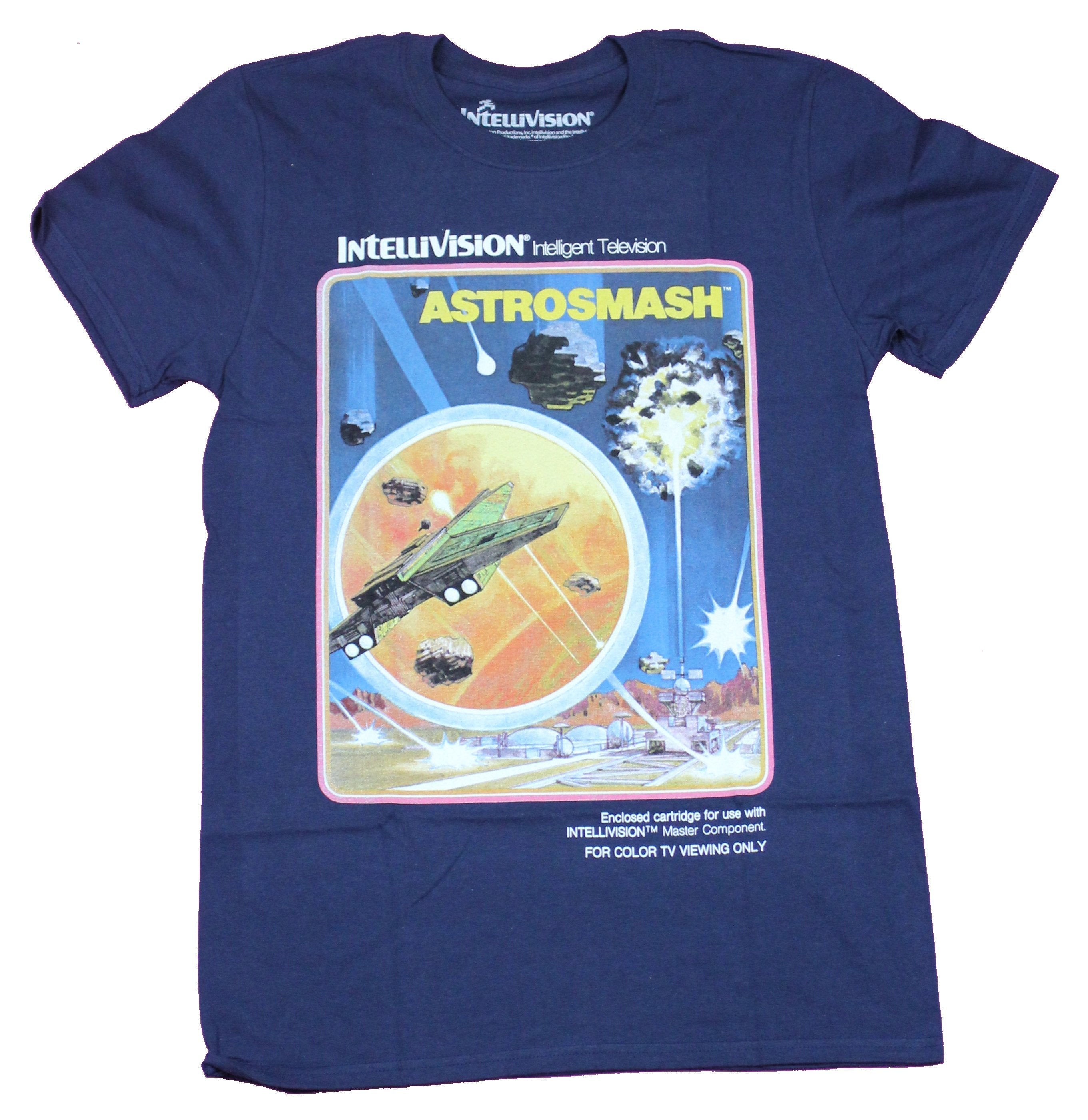 Intellivision Mens T-Shirt - Astrosmash Classic Game Box Art Hoodie, Sweatshirt | CiraTrend.com