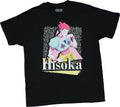 Hunter X Hunter Mens T-Shirt -  Hioska Holding Hearts Card Over Name Hoodie, Sweatshirt | CiraTrend.com