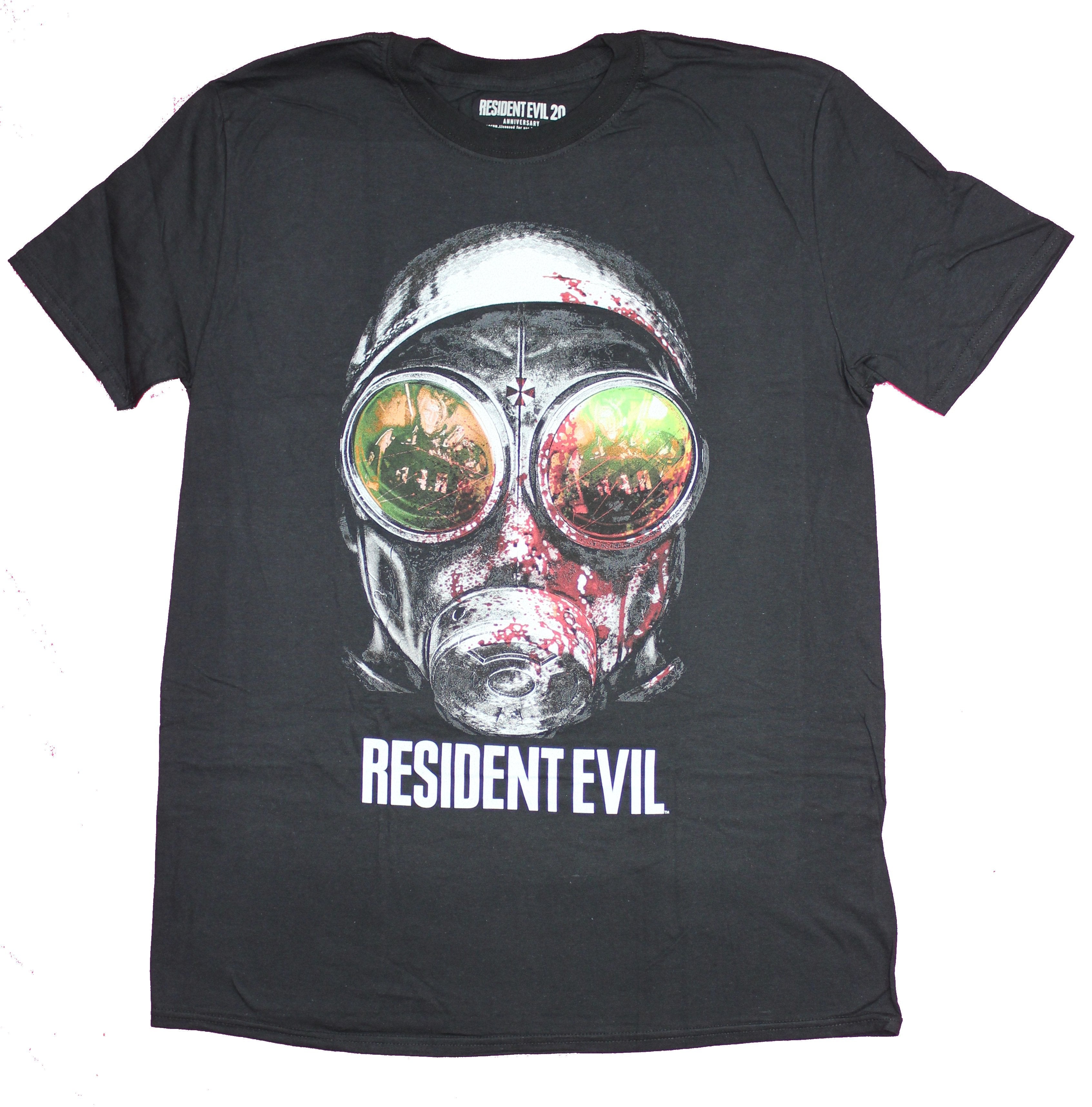 Resident Evil  Mens T-Shirt- Gasmasked Hunk Face of Umbrella Agent Hoodie, Sweatshirt | CiraTrend.com