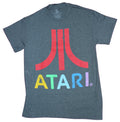 Atari Mens T-Shirt  - Classic Multicolor Logo Image Hoodie, Sweatshirt | CiraTrend.com
