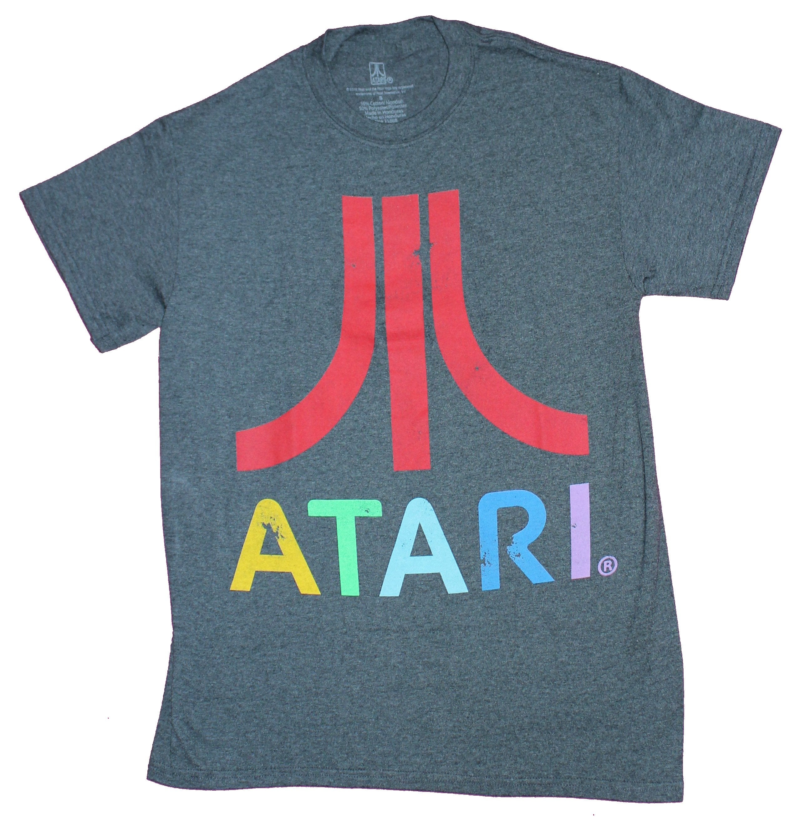 Atari Mens T-Shirt  - Classic Multicolor Logo Image Hoodie, Sweatshirt | CiraTrend.com