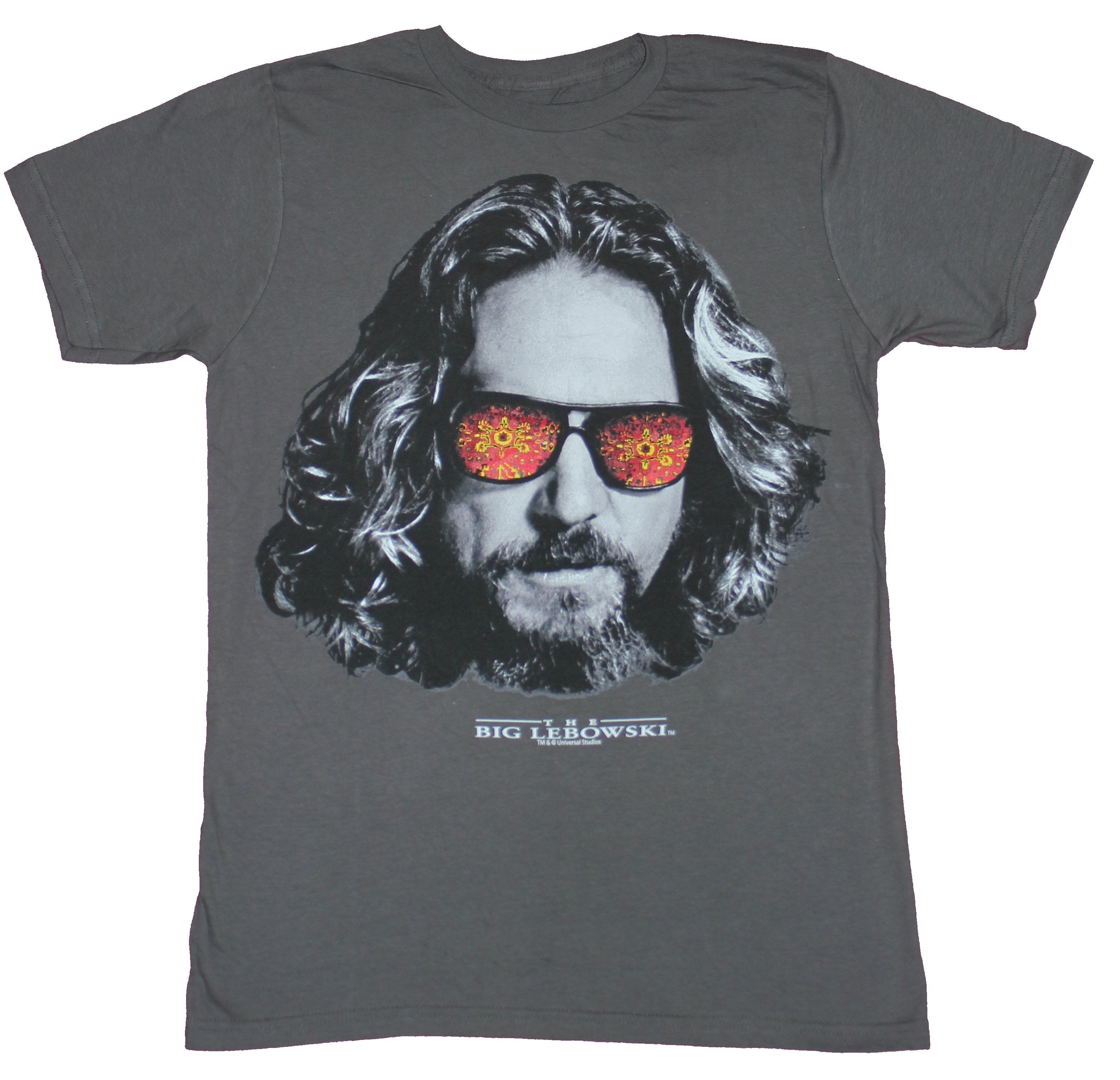 The Big Lebowski Mens T-Shirt  - The Dude With Red Design Glasses Image Hoodie, Sweatshirt | CiraTrend.com