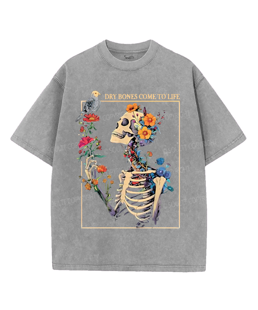 Dry Bones Come To Life Unisex Washed Christian T-shirt Style014 Hoodie, Sweatshirt | CiraTrend.com (Image 3)