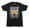 Aggretsuko Rock & Roll Hand Signs Lightning Background T-Shirts, Hoodie, Sweatshirt