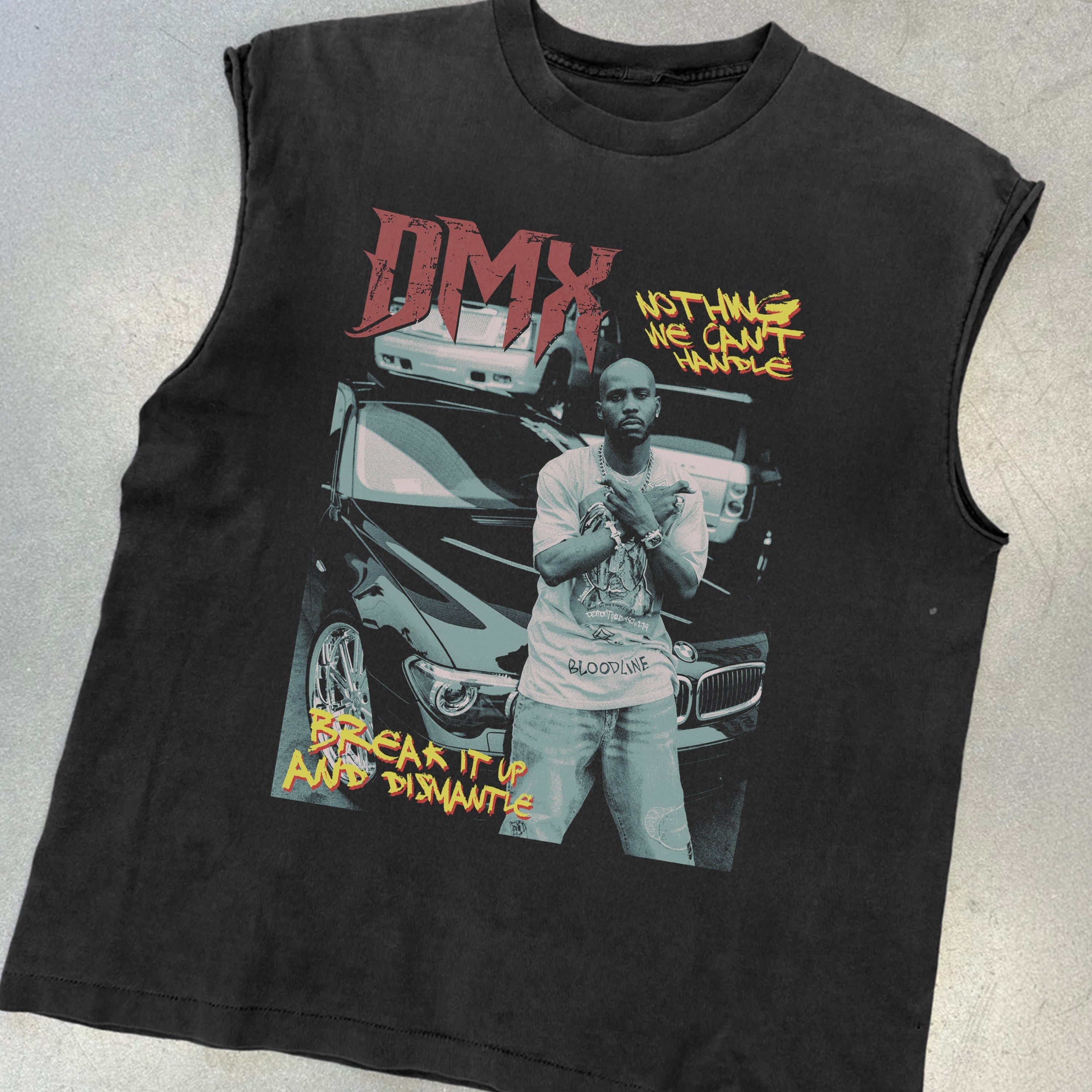 DMX HEAVYWEIGHT BLACK CUT- OFF T-SHIRT Hoodie, Sweatshirt | CiraTrend.com (Image 2)