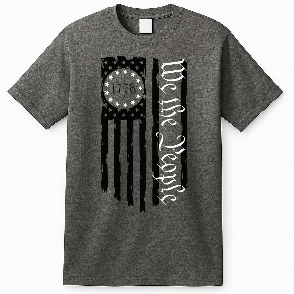 1776 We The People Betsy Ross Flag Patriotic Apparel T-Shirt