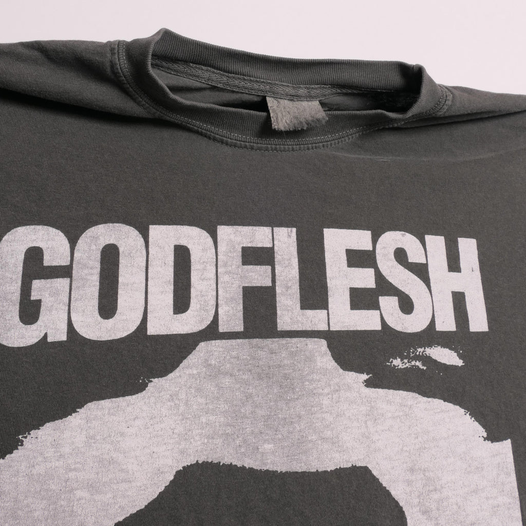 Godflesh Band Tee Industrial Post Metal Experimental Metal Swordfish Ultra Faded Boxy Glam Rock Alternative Heavyweigh Medium (3)