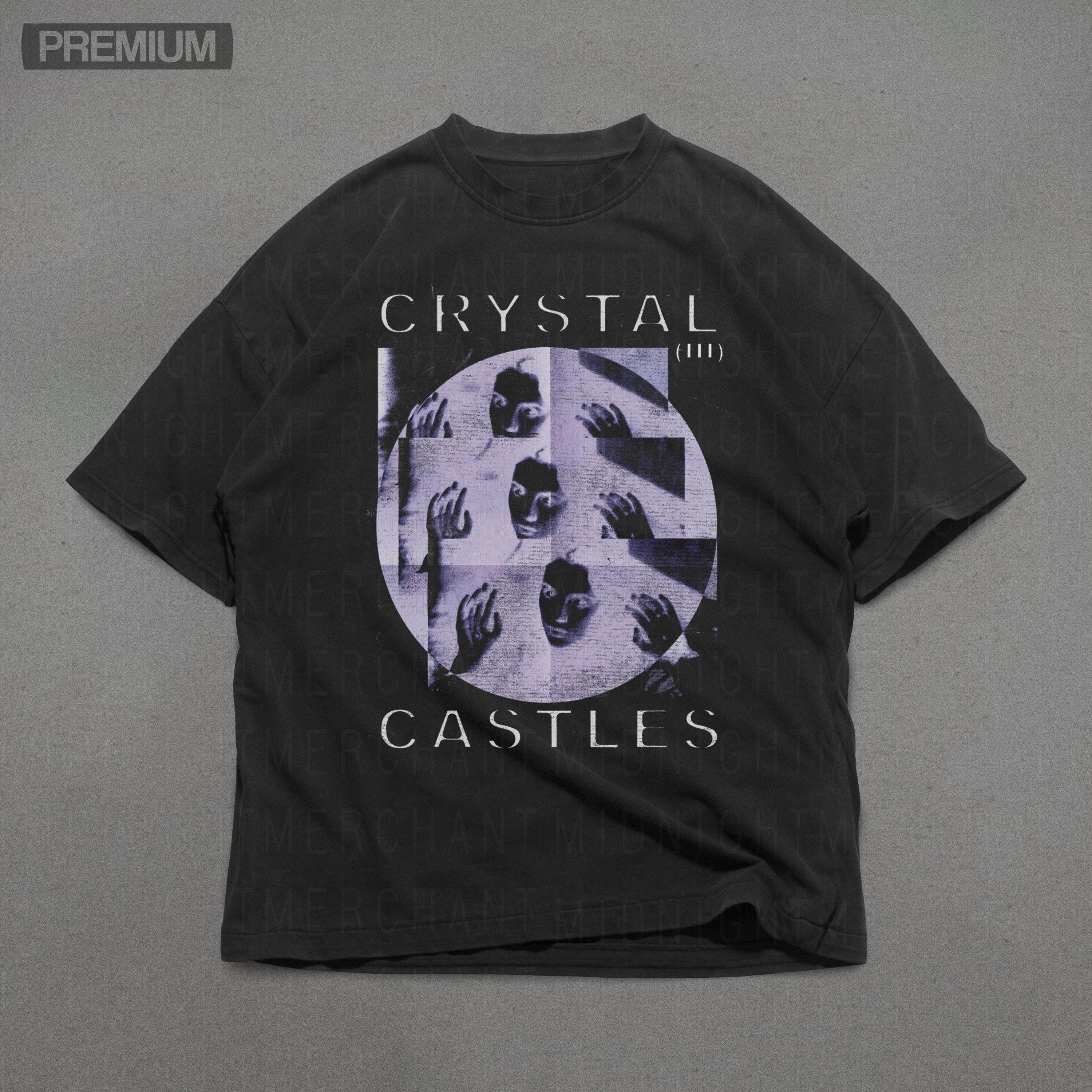 Crystal Castles Comfort Colors Y2k 2000s Music Tee Retro Band Crystal Castles (3)