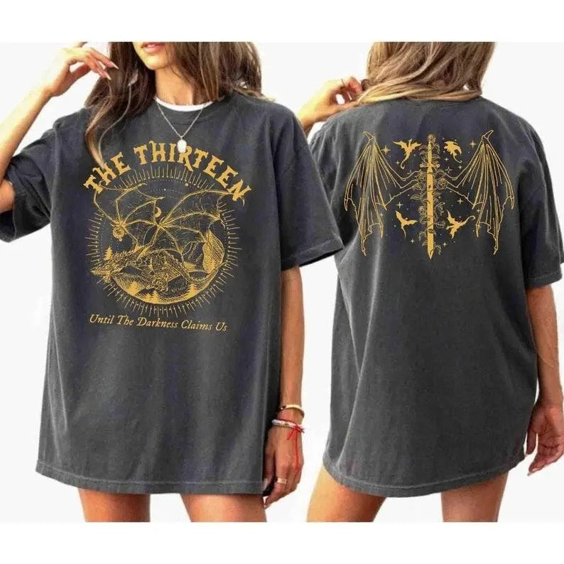 2 Slides, The Thirteen Throne Of Glass T-Shirt, Sjm Merch, From Now Until The Darkness Claims Us Shirt, We Are The...