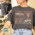 2 slides,  Throne Of Glass Fan Shirt Design, Aelin Galathynius T-shirt, To Whatever End shirt, Fireheart Aelin Digital,...