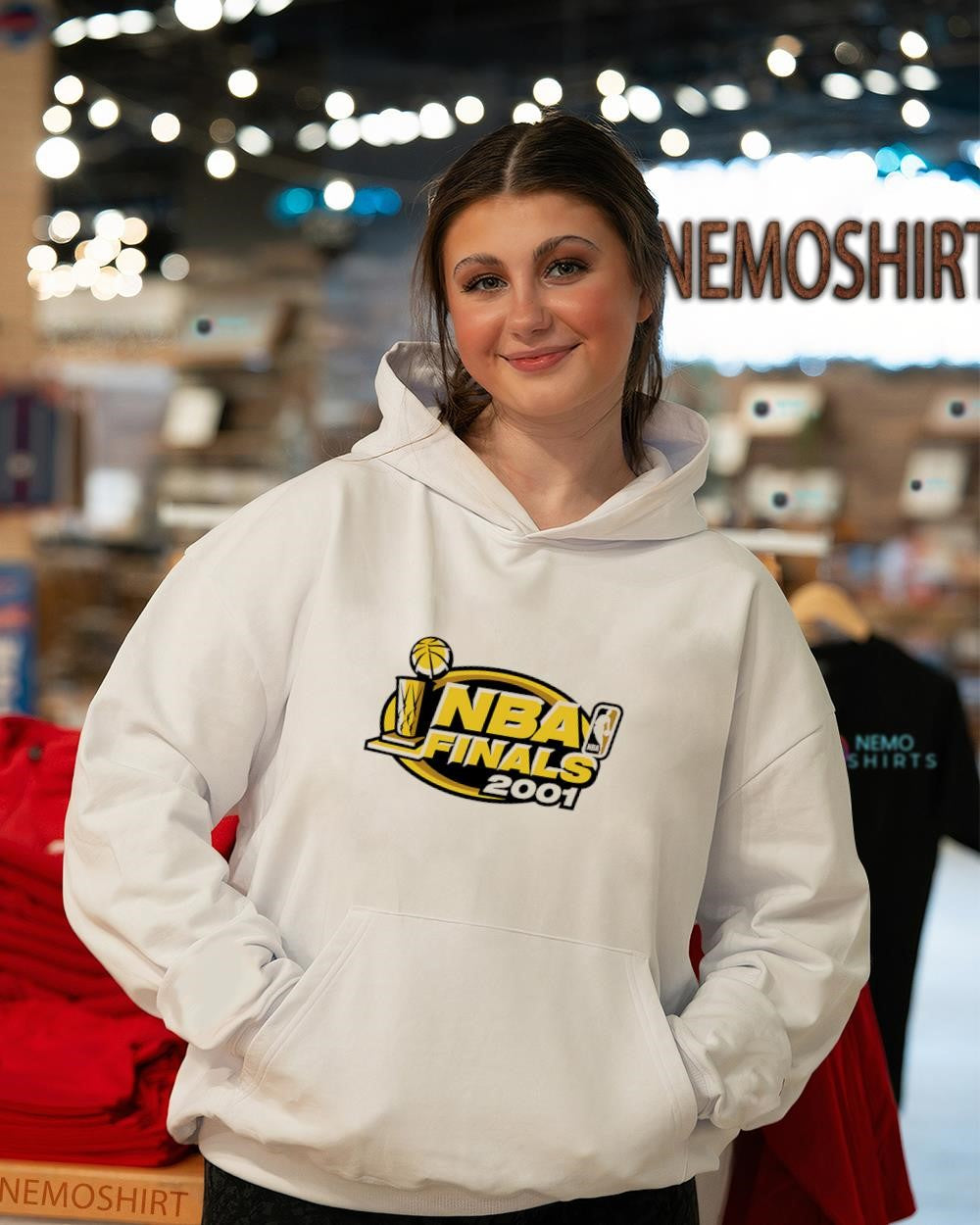 2001 NBA Finals trophy shirt