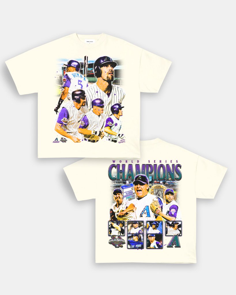2001 WORLD SERIES CHAMPS - DIAMONDBACKS TEE - [DS]