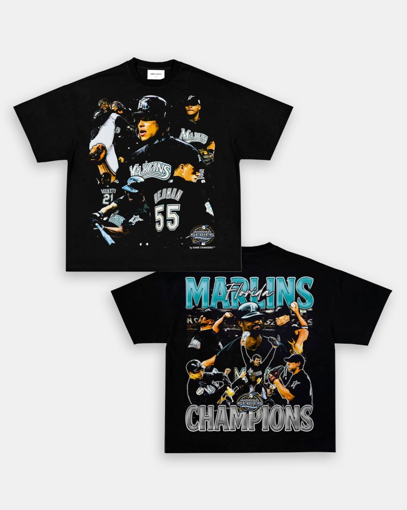 2003 WORLD SERIES CHAMPS - MARLINS TEE - [DS]
