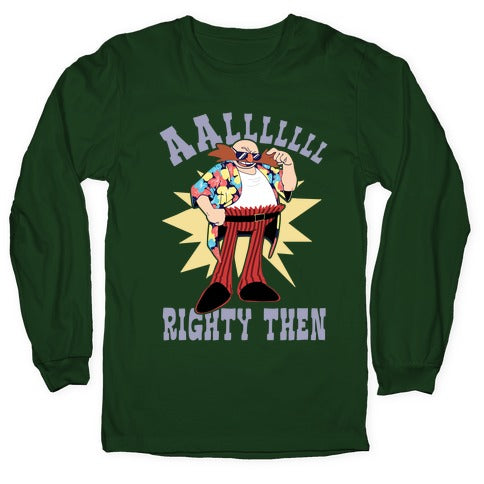 Alrighty Then Eggman Longsleeve Tee