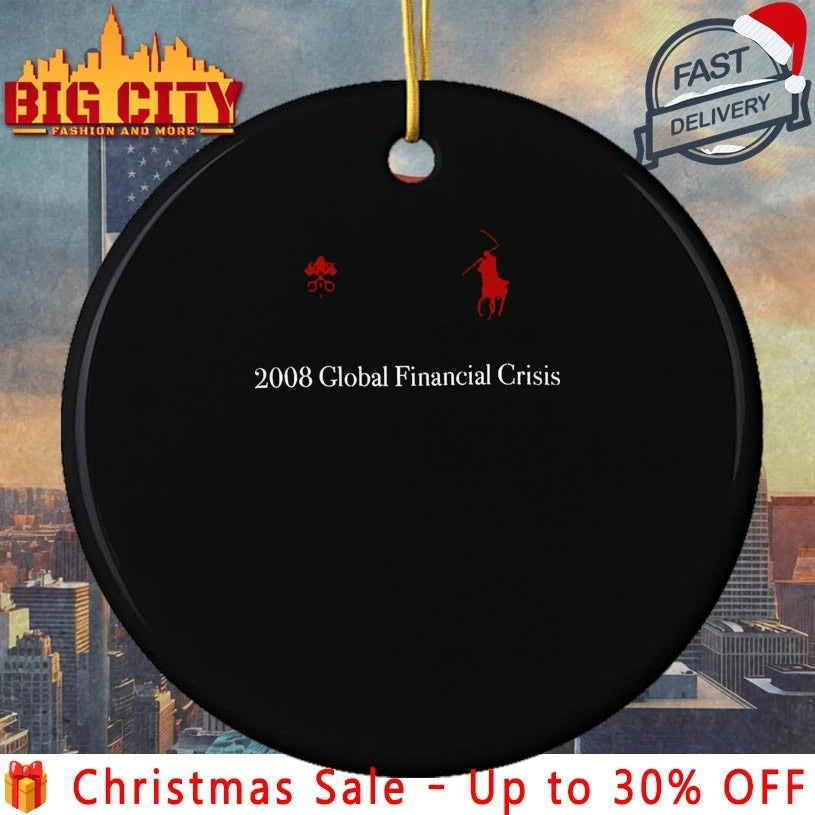 2008 Global Financial Crisis Black shirt