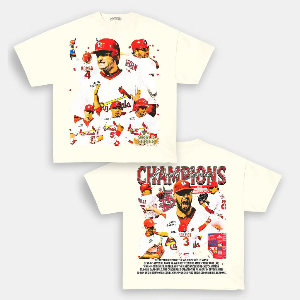 2011 WORLD SERIES CHAMPS - CARDINALS TEE - [DS] Hoodie, Sweatshirt | CiraTrend.com (Image 2)