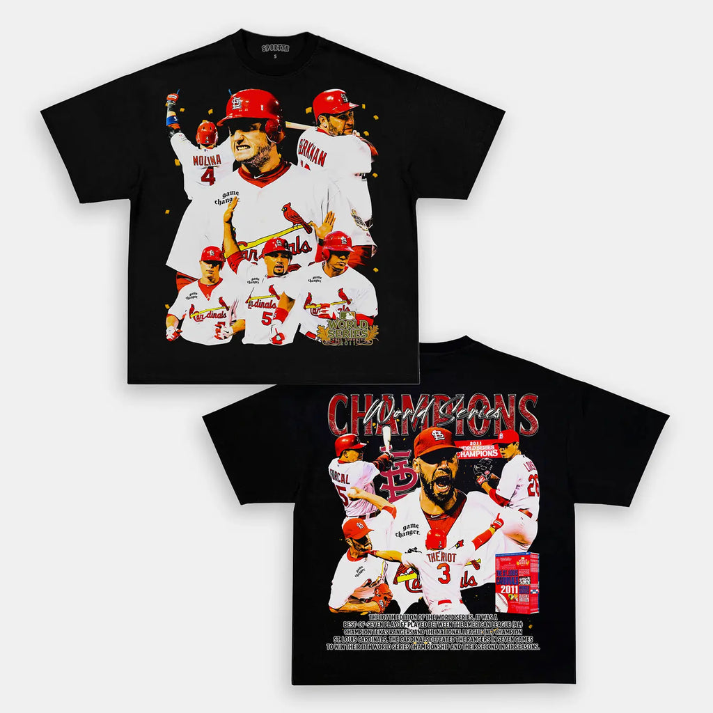 2011 WORLD SERIES CHAMPS - CARDINALS TEE - [DS] Hoodie, Sweatshirt | CiraTrend.com (Image 1)