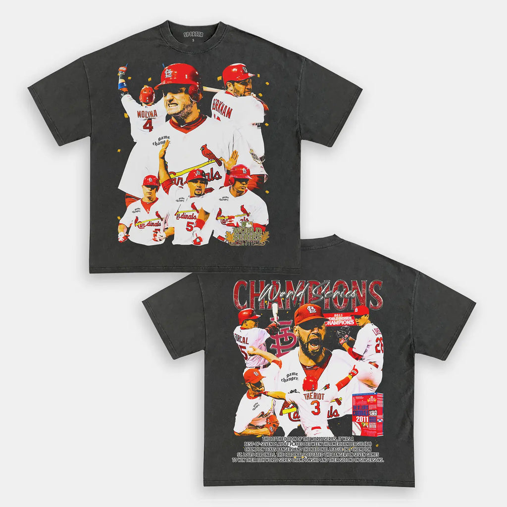 2011 WORLD SERIES CHAMPS - CARDINALS TEE - [DS] Hoodie, Sweatshirt | CiraTrend.com (Image 4)