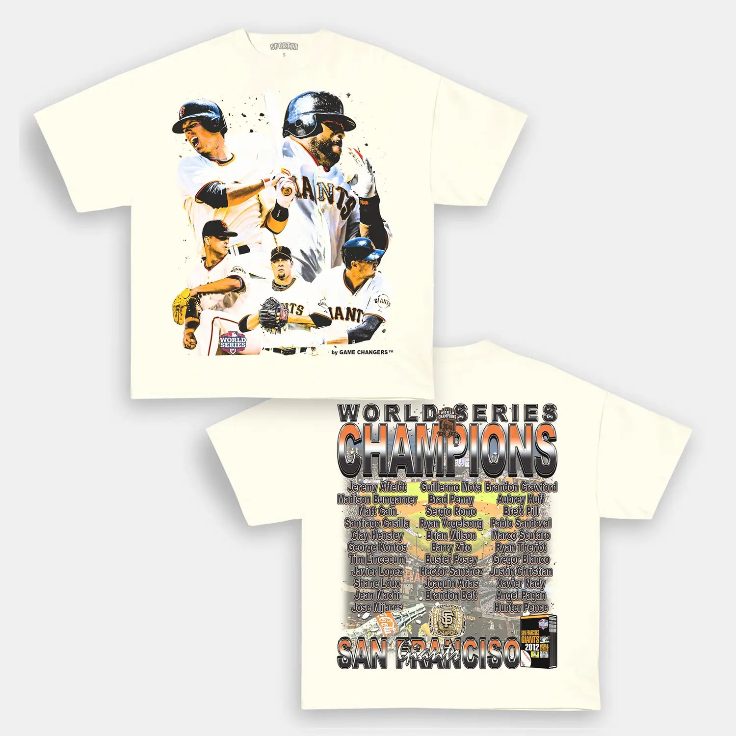2012 WORLD SERIES CHAMPS - GIANTS TEE - [DS] Hoodie, Sweatshirt | CiraTrend.com (Image 3)