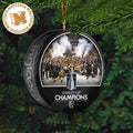 2023 NHL Stanley Cup Champions Vegas Golden Knights Team Celebration Puck Christmas Tree Decorations Ornament