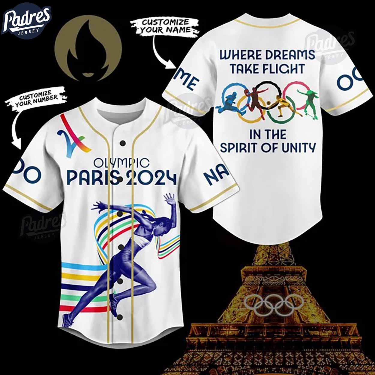 2024 Olympic In Paris Custom Baseball Jersey - Padres Jersey Oasis: Elevate Your Baseball Style Game