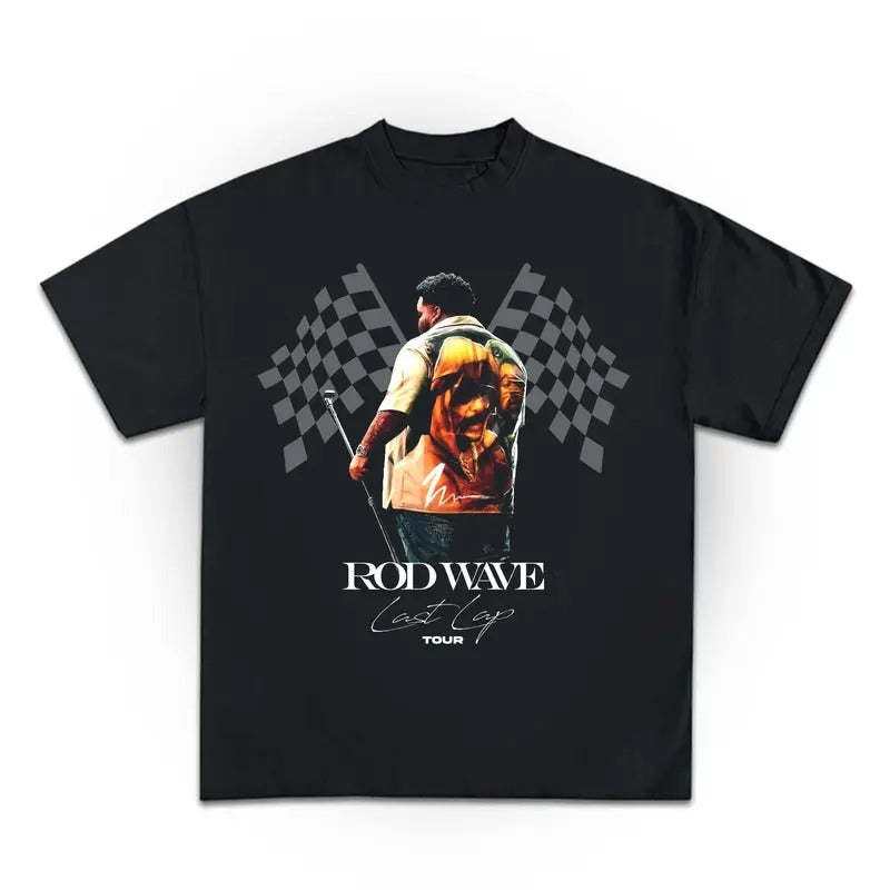 2024 Rod Wave Last Lap Tour Retro T-Shirt - Great Gift for Fans